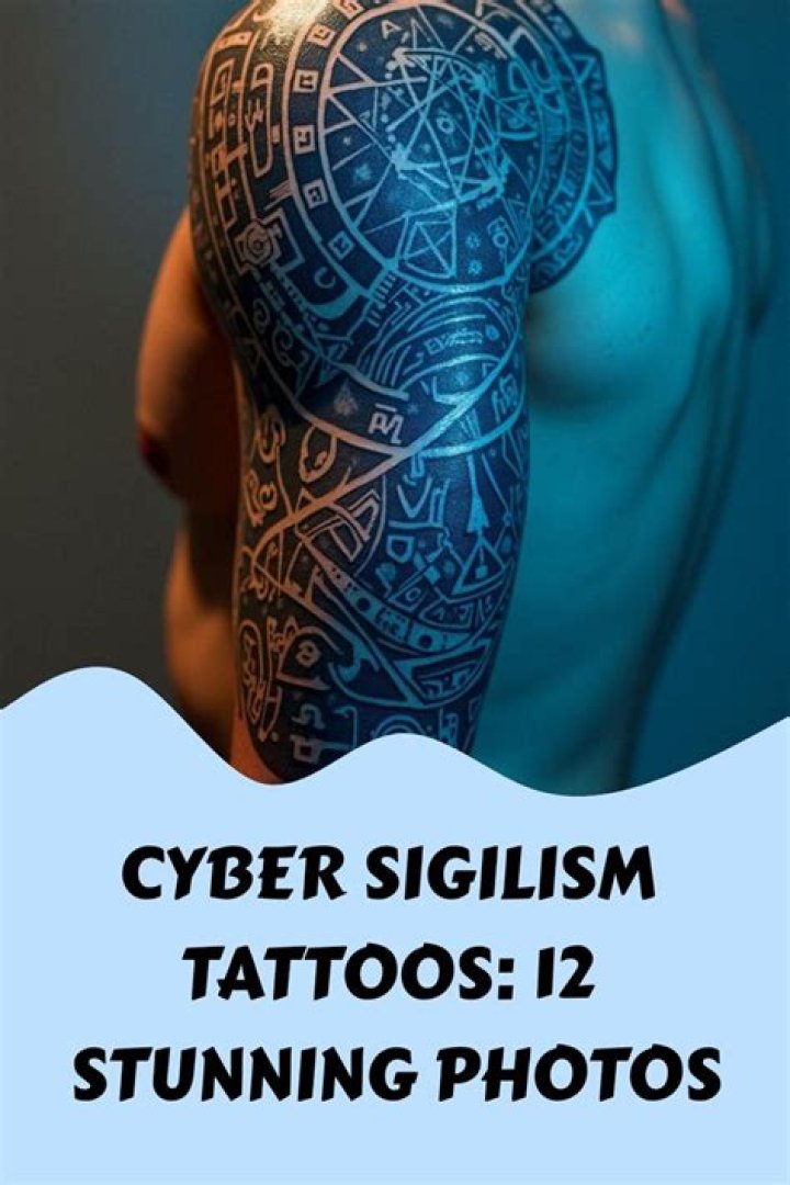 15 Cyber Sigilism Tattoo Ideas That Scream Y2K ·