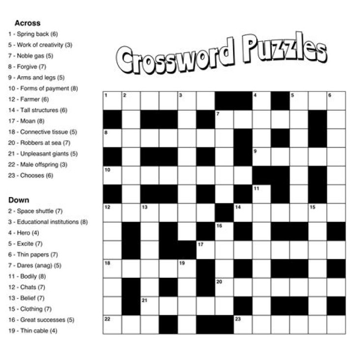 7 Little Words Crossword Answers for May 18 2023 ·