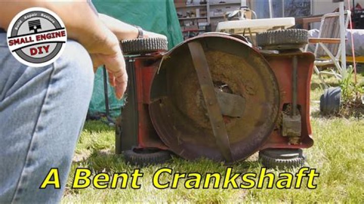 Can I straighten a bent lawn mower blade?