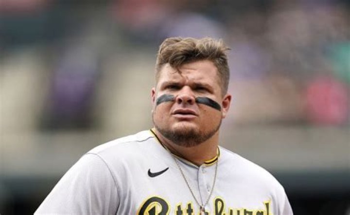 Daniel Vogelbach Of The New York Mets And His Wife Kristina Russi