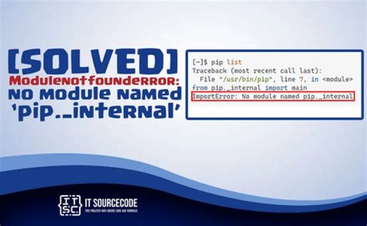 pip: no module named _internal