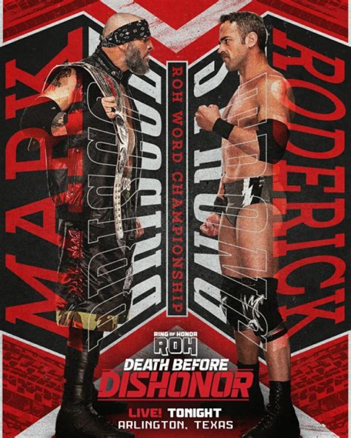 ROH Death Before Dishonor poll results for best match and overall show grade