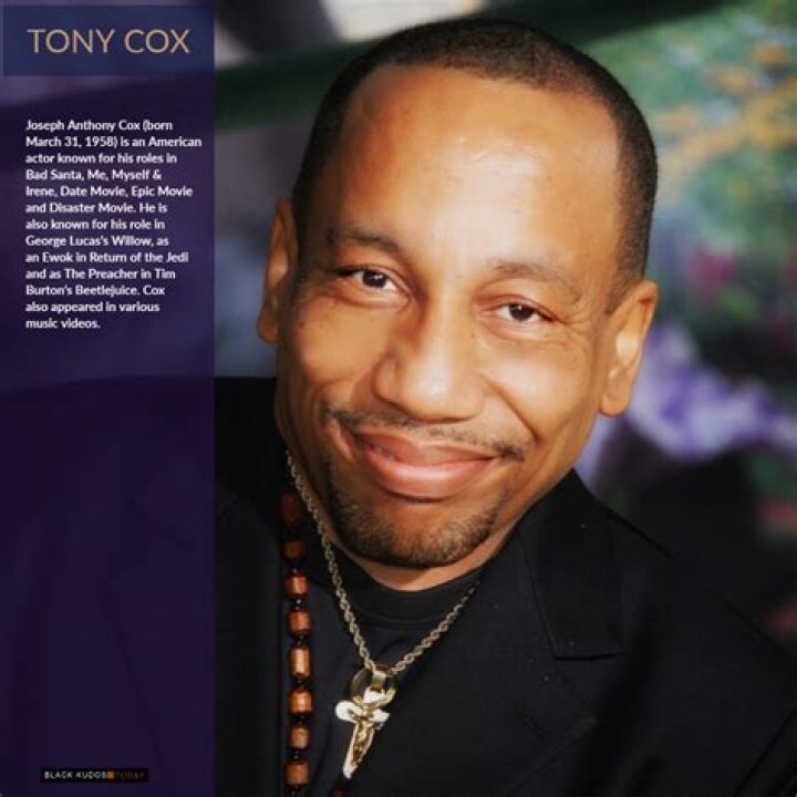 Tony Cox Net Worth, Income, Salary, Earnings, Biography ·