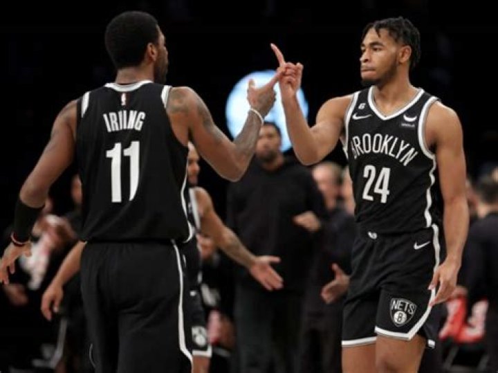 WATCH: Kyrie Irving makes sh*t funny as Cam Thomas finally SMILES on his Kyriediculous stuff